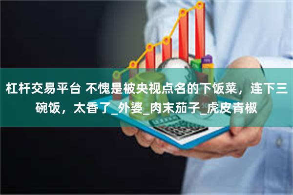 杠杆交易平台 不愧是被央视点名的下饭菜，连下三碗饭，太香了_外婆_肉末茄子_虎皮青椒